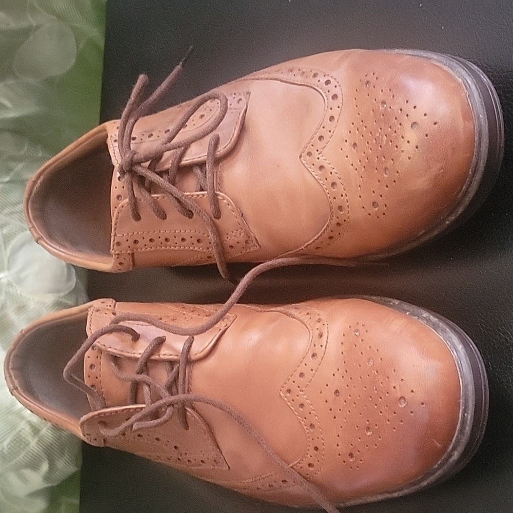 Clarks Brown Leather Shoes with Timeless Elegance